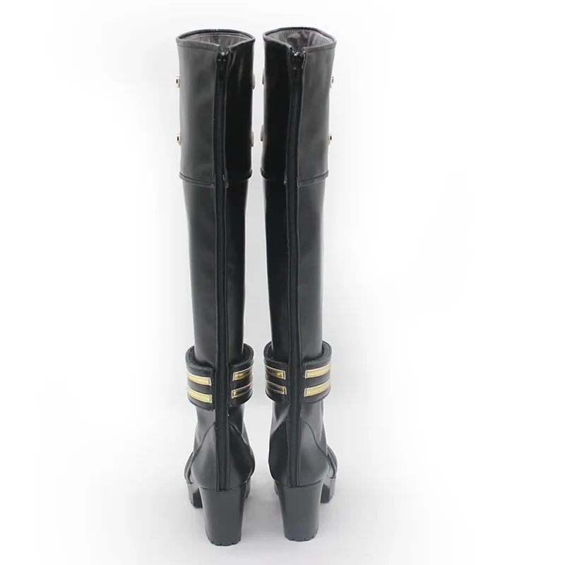 

CyCaitlyn Arcane Cosplay Shoes Halloween Carnival Boots PU Leather Shoes the Sheriff of Piltover Cosplay Props Custom Made