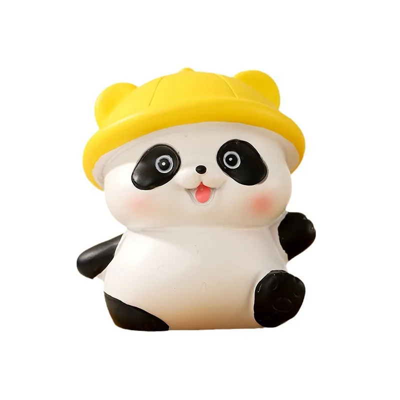 Mengqu Panda زخرفة صغيرة قسم الشفاء لطيف مكتب سطح المكتب الديكور هدايا السيارة الداخلية
