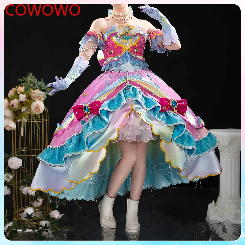 Aikatsu! Series Nijino Yume Star Wings Dress Cosplay Costume Cos Game Anime Party Uniform Hallowen Play Role Clothes Clothing