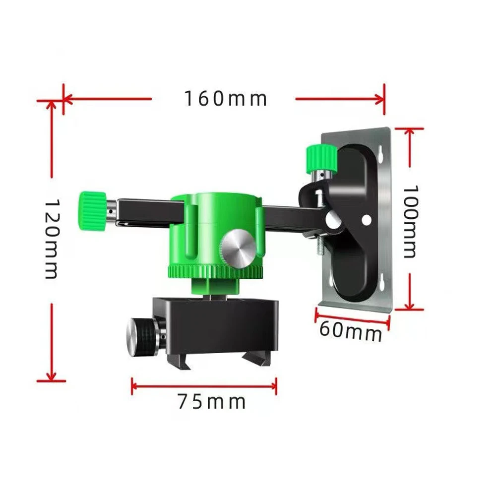 Multifunctional Wall Bracket Laser Level Holder Construction Tool Wall Sticking Instrument Bracket