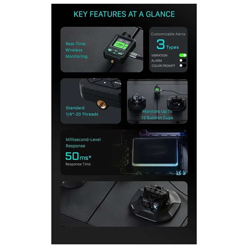 

A99E-электронный беспроводной модуль удаленного мониторинга в реальном времени на присоске HDA-ESC-WMM для Hydra