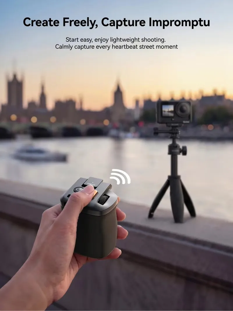 TELESIN Rabbit Cage Schnellverschluss-Schutzhülle mit Handgriff, abnehmbarer Fernbedienungsgriff für DJI OSMO Action 6 – Detail 4
