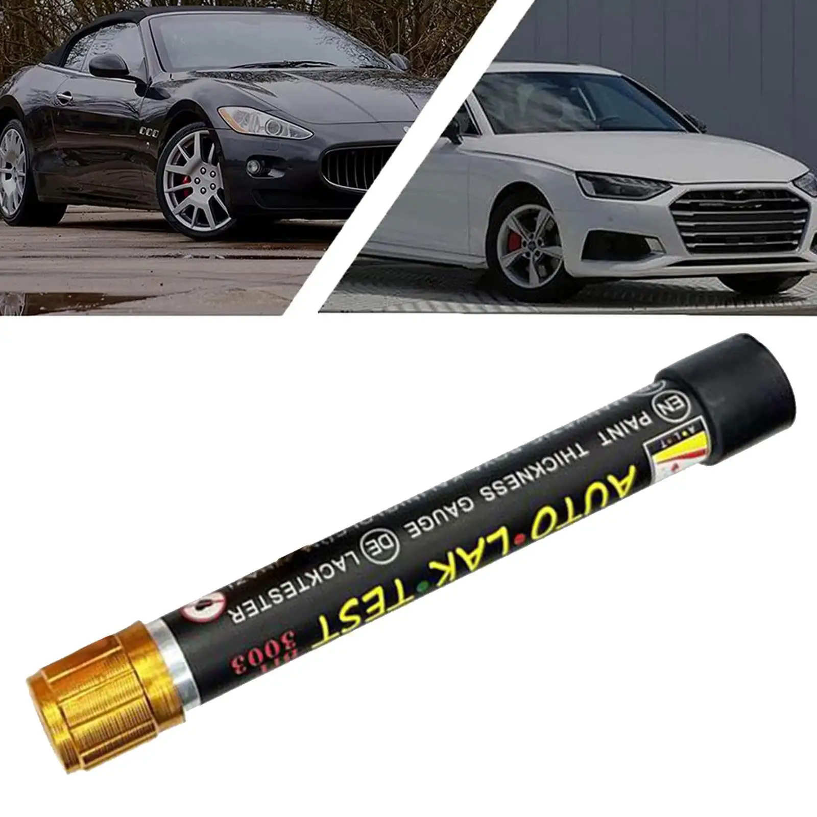 

Car Paint Test Thickness Tester Meter Gauge Auto Paint Cars Paint Crash Check Test Paint Tester with Magnetic Tip Scale