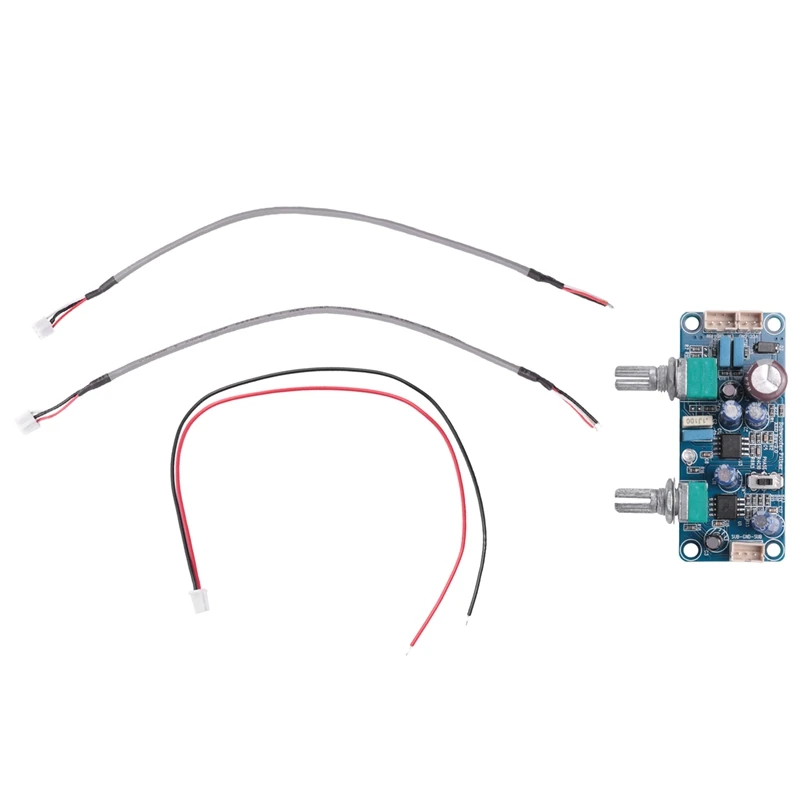 

Низкочастотный фильтр бас сабвуфер предусилитель Плата усилителя одиночный мощность DC 9-32V предусилитель с регулировкой громкости басов