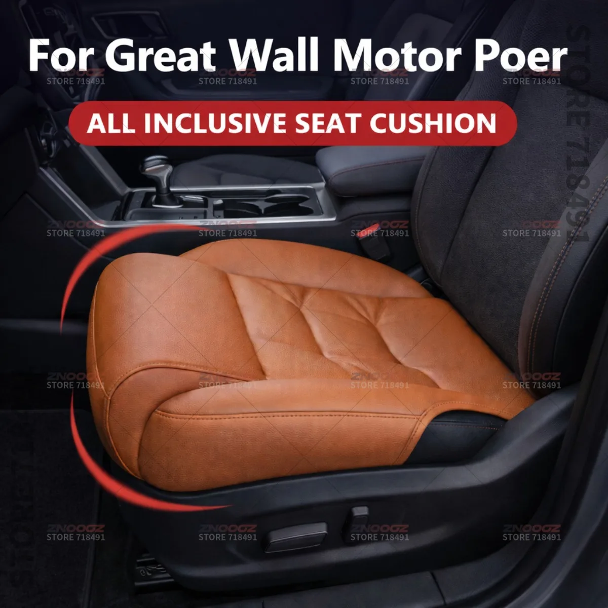 

For Great Wall Motor Poer Car Seat Leg Support Extension Seat Cover Memory Foam Extender Cushion Interior Accessories