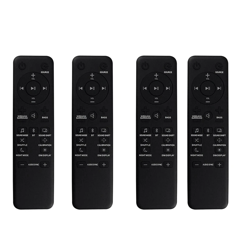 4X Replace Remote Control For JBL BAR/2.1/3.1/5.1 BAR 2.1 Sound Bar, BAR 3.1 Sound Bar, BAR 5.1 Sound Barglobal Stock Ready