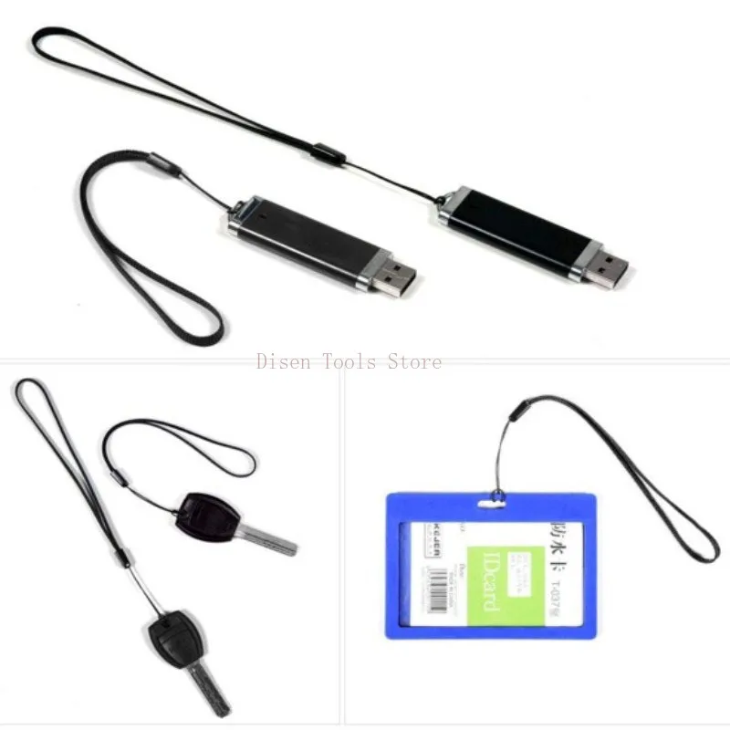 Colorful Lanyard Strap Nylon Hand Wrist Straps Lanyard Use for Mobile Phone Water Cup Keychain USB Flash Drive image 6