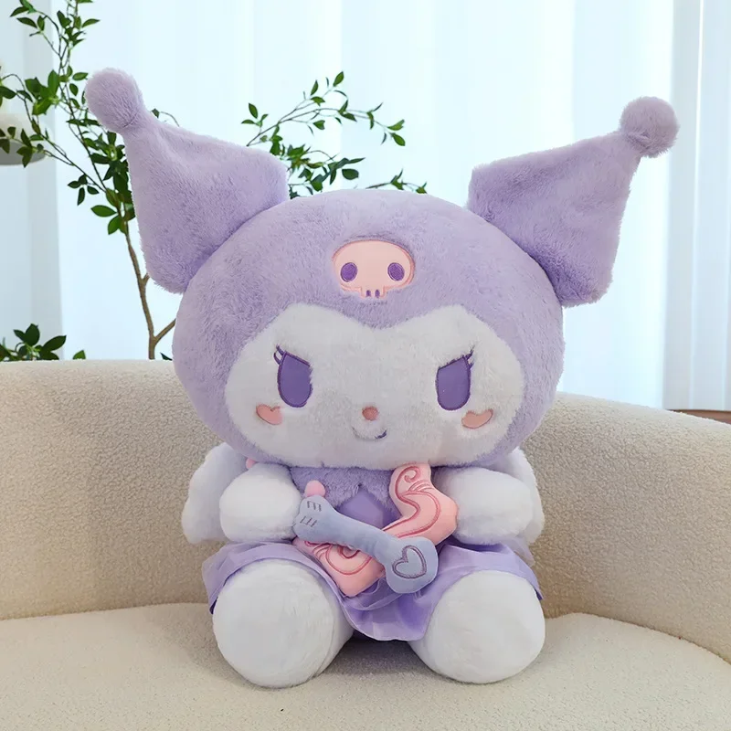 

Sanrio Cupid Love Kuromi плюшевая игрушка подушка для сна мультфильм милая пара мягкая кукла детские подарки на день рождения и день святого Валентина