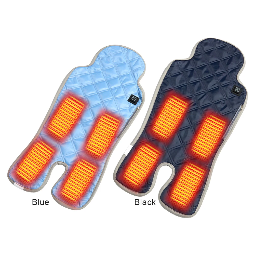 Stroller Heated Chair Pad 3 Temperature Levels Baby Car Seat Heating Pad Non-Slip Baby Car Warm Cushion for Stroller Safety Seat