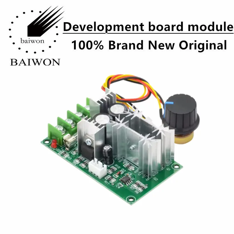 DC motor speed regulator 12V24V36V48V high-power drive module PWM controller 20A regulator
