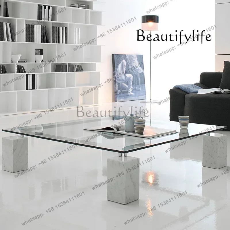 

LX Современный простой креативный офисный чайный столик, роскошный элитный светильник для гостиной, дома, маленькой квартиры, квадратный журнальный столикSSS