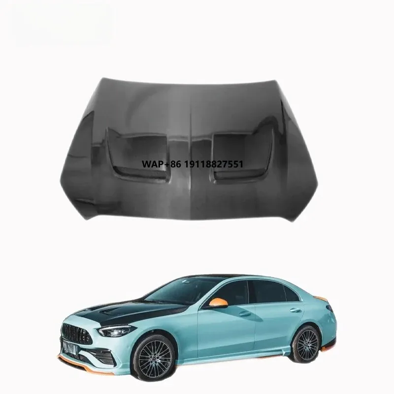 

For 2022 W206 Modified Original MBJ Hood Carbon Fiber Engine Hood