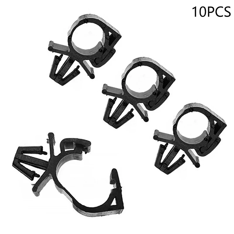 10Pcs Car Wiring Harness Fastener Route Retainer Hose Clip Corrugated Pipe Tie Wrap Cable Clamp Oil Pipe Car Accessories