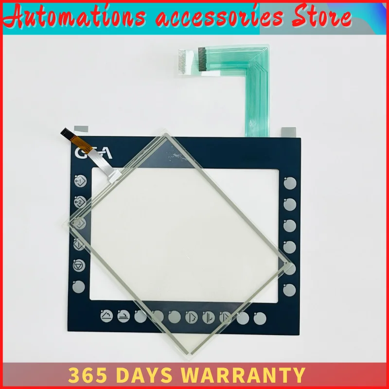 Touch Screen Panel Glass Digitizer for B&R GEA Power Panel 400 4PP480.1043-K09 TouchScreen with Keypad Button Membrane Keyboard