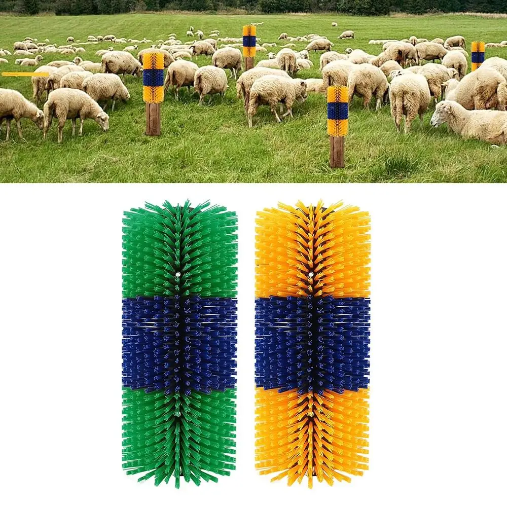 1pcs-435mm-horse-grooming-brush-deep-massage-quick-connect-system-livestock-grooming-tool-back-scratching-itch-relief