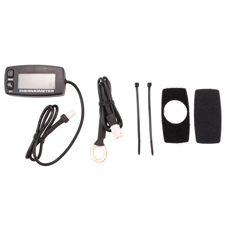 Digital LCD Engine Temperature Gauge Over-Temperature Alert With Sensor RL-TS002 For Motorcycle Dirtbike ATV