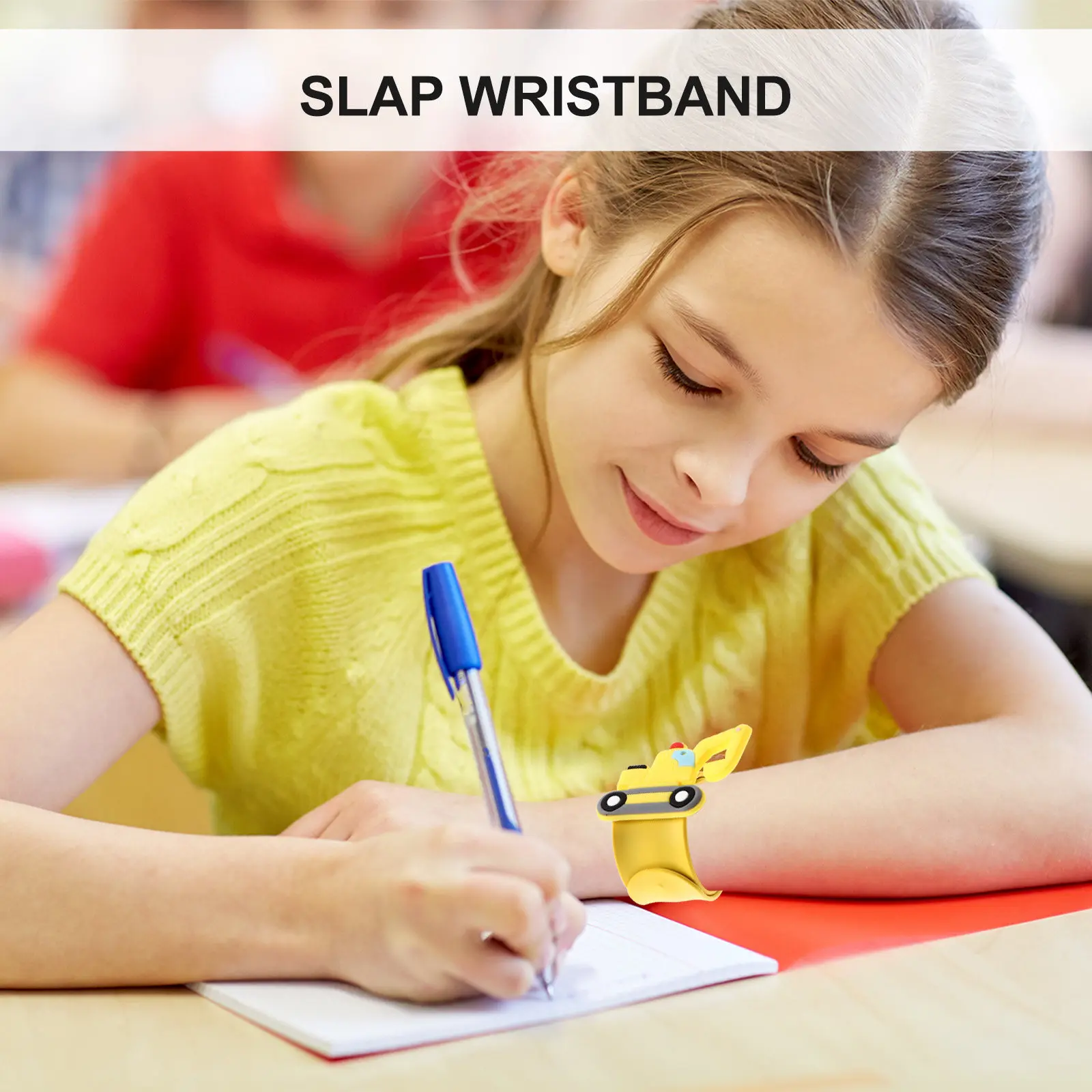 

6Pcs Silicone Slap Bracelets Kids Cartoon Engineering Vehicle Style Party Favors Birthday Gifts Slap Wristbands for Boys Girls