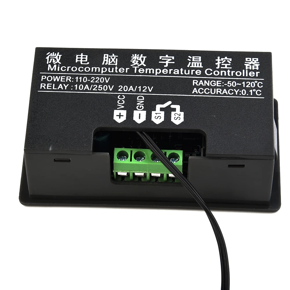 1 Pcs Digital Temperature Controller 12V / 24V / 110V-220V Thermostat Cooling Heating Temperature Meters Switch Regulators