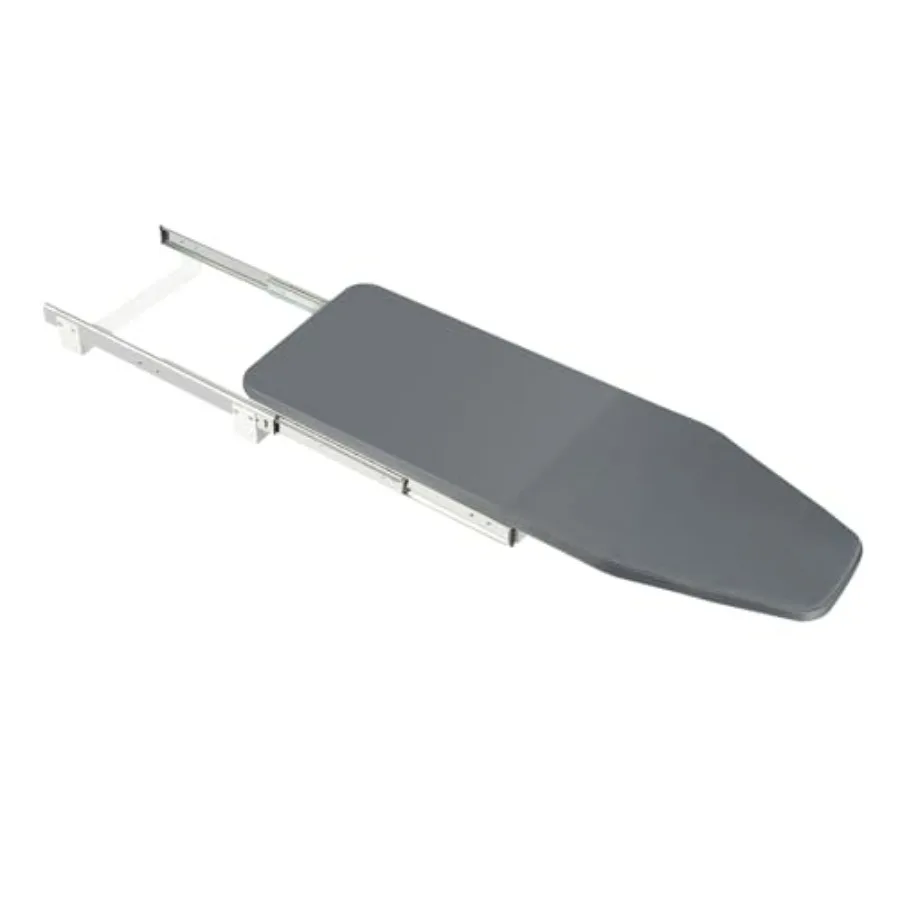 

Retractable Ironing Board, 180° Rotating Ironing Board Free Push and Pull Foldable Ironing Storage Station, Cabinet Mount Ironin