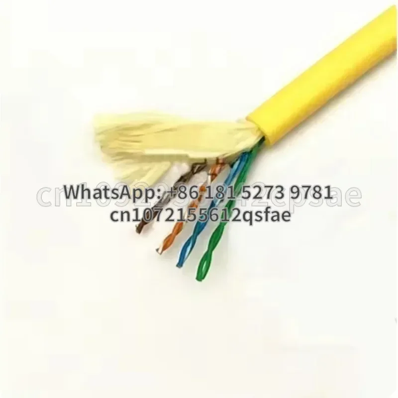 50M L Length 8-Cores Cord ROV Underwater Zero Buoyancy Cable Line Wire Seawater-resistant