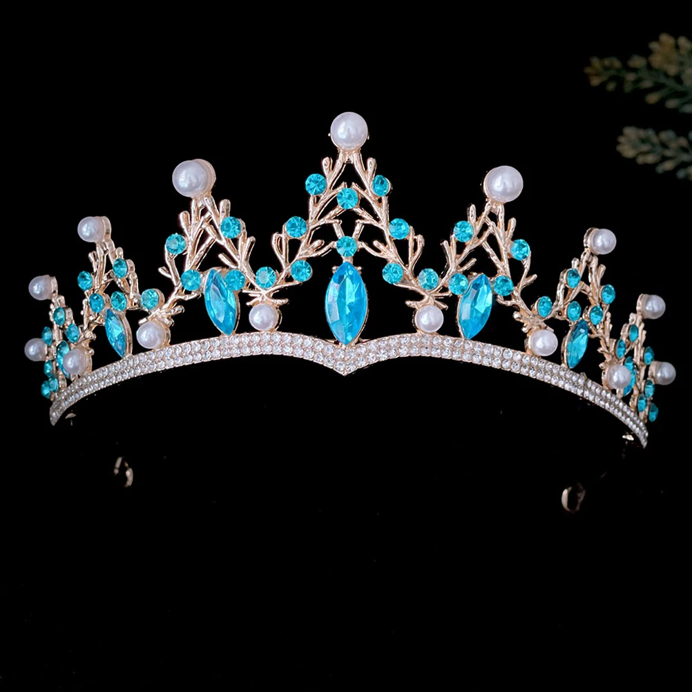 

Корона со стразами, диадемы, женские свадебные аксессуары для волос, корона на день рождения, свадьба, выпускной, юбилей, цинковый сплав