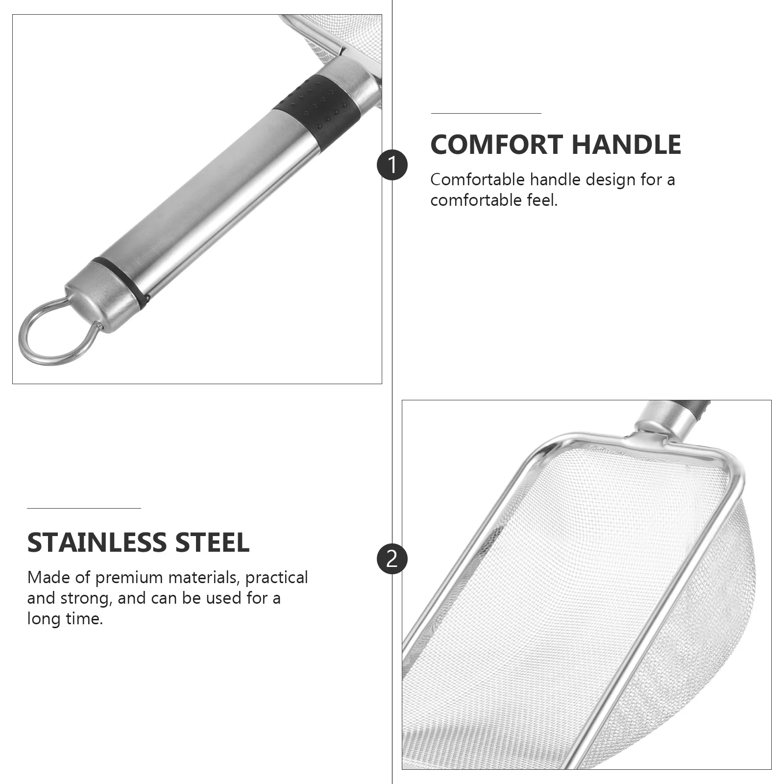 

Stainless Steel Reptile Litter Scoop Fine Mesh Sifter For Reptiles Terrarium Accessories Substrate Scoop Cat Litter Tool