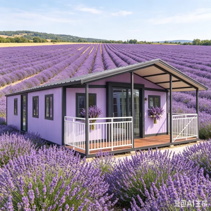 Detachable Container House 20ft 40ft Prefabricated Modular Office Cabin with Bathroom Kitchen for Outdoor Garden Wooden House