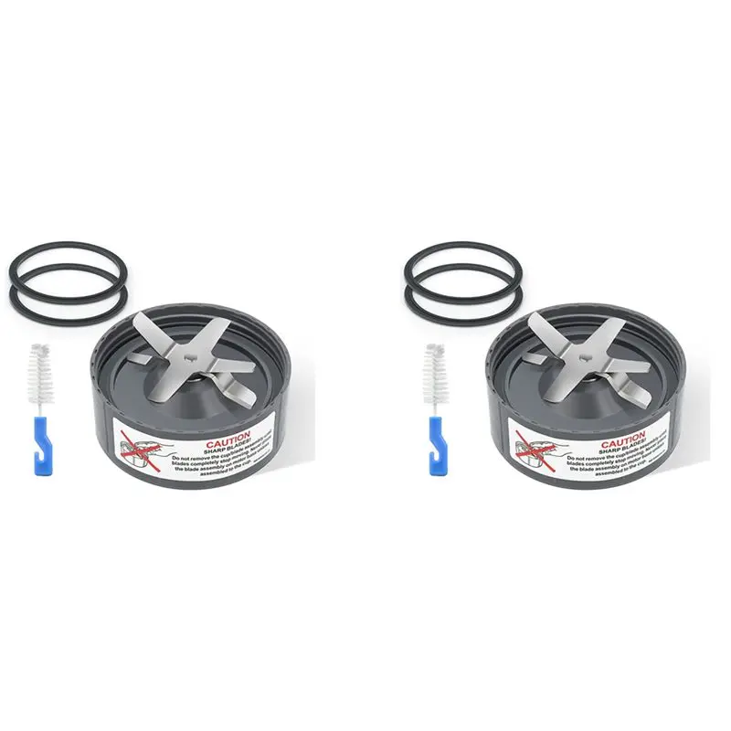 Peças de reposição AEF4-2X compatíveis com Nutribullet 600 Watts 900 Watts, lâmina extratora de substituição, copos de liquidificador, acessórios