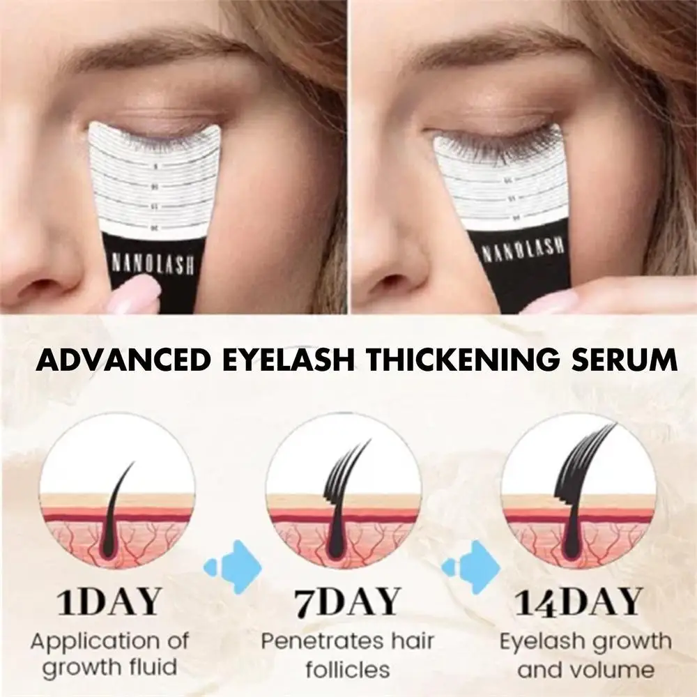 Fast Eyelash Growth Serum 7 Days Natural Eyelash Enhancer Longer Fuller Thicker Lashes Treatment Products Eye Care Makeup