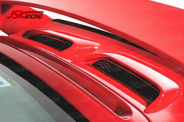 2005-2011 CARBON FIBER REAR TRUNK SCOOP for PORSCHE CARRERA 911 997 GT3