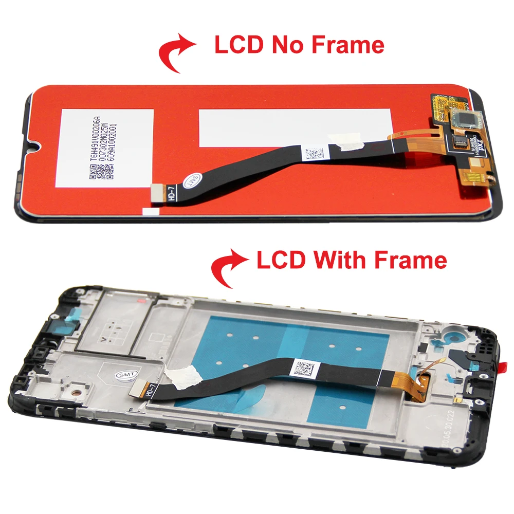 MRD-LX1F/LX1/LX2/LX3 Lcd For Huawei Y6 2019 Display Touch Screen Replacement Display For Huawei Y6 2019 LCD With Frame