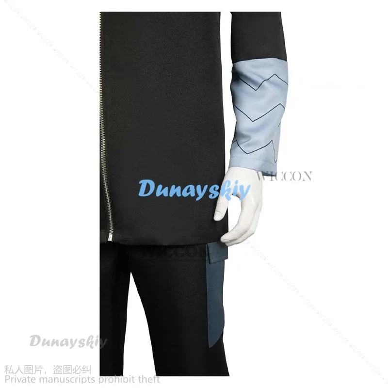 qq45kaiju no.8 Soshiro Hoshina تأثيري بذلة شعر مستعار رقم 8 معطف السراويل أنيمي Kaiju طقم ملابس هالوين كرنفال حفلة البدلة c