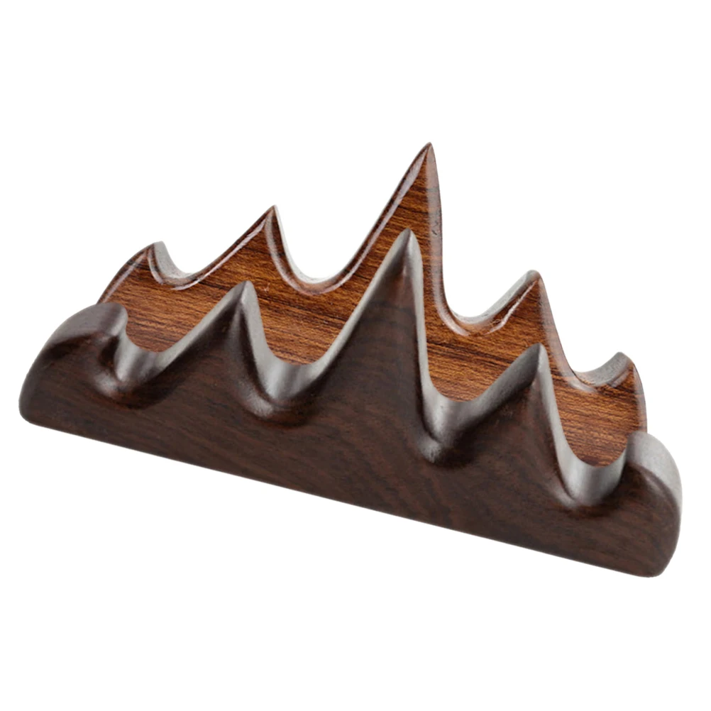 2 قطعة حامل فرشاة الرسم فرشاة خشبية القلم الراحة قوي الحرفية الخط القلم الرف للاستخدام المنزلي مكتب المدرسة #2