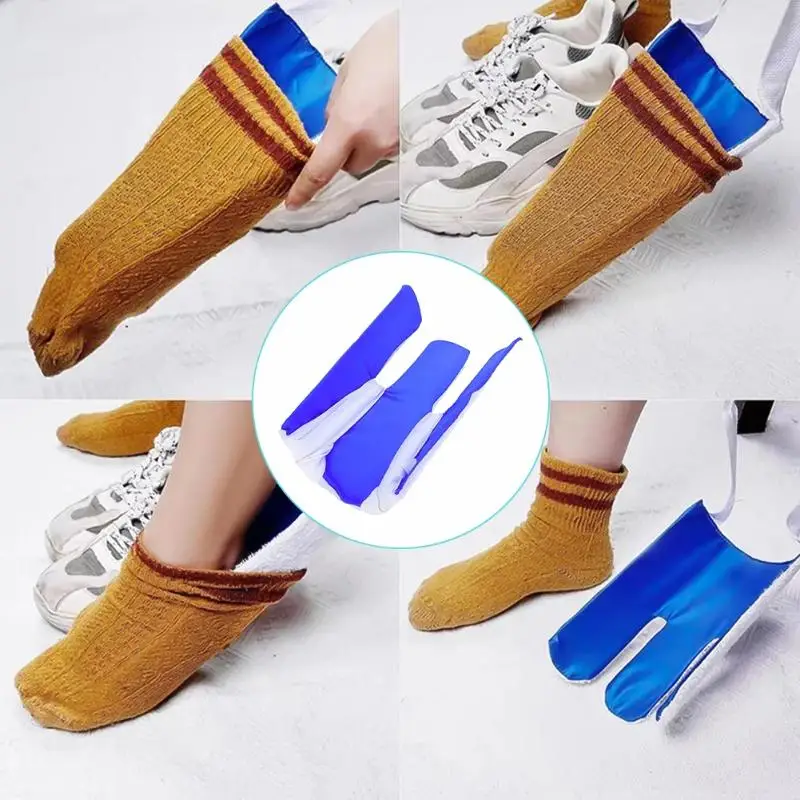 1 peça de auxílio para vestir meias para idosos, extrator de meias rápido e flexível para homens e mulheres