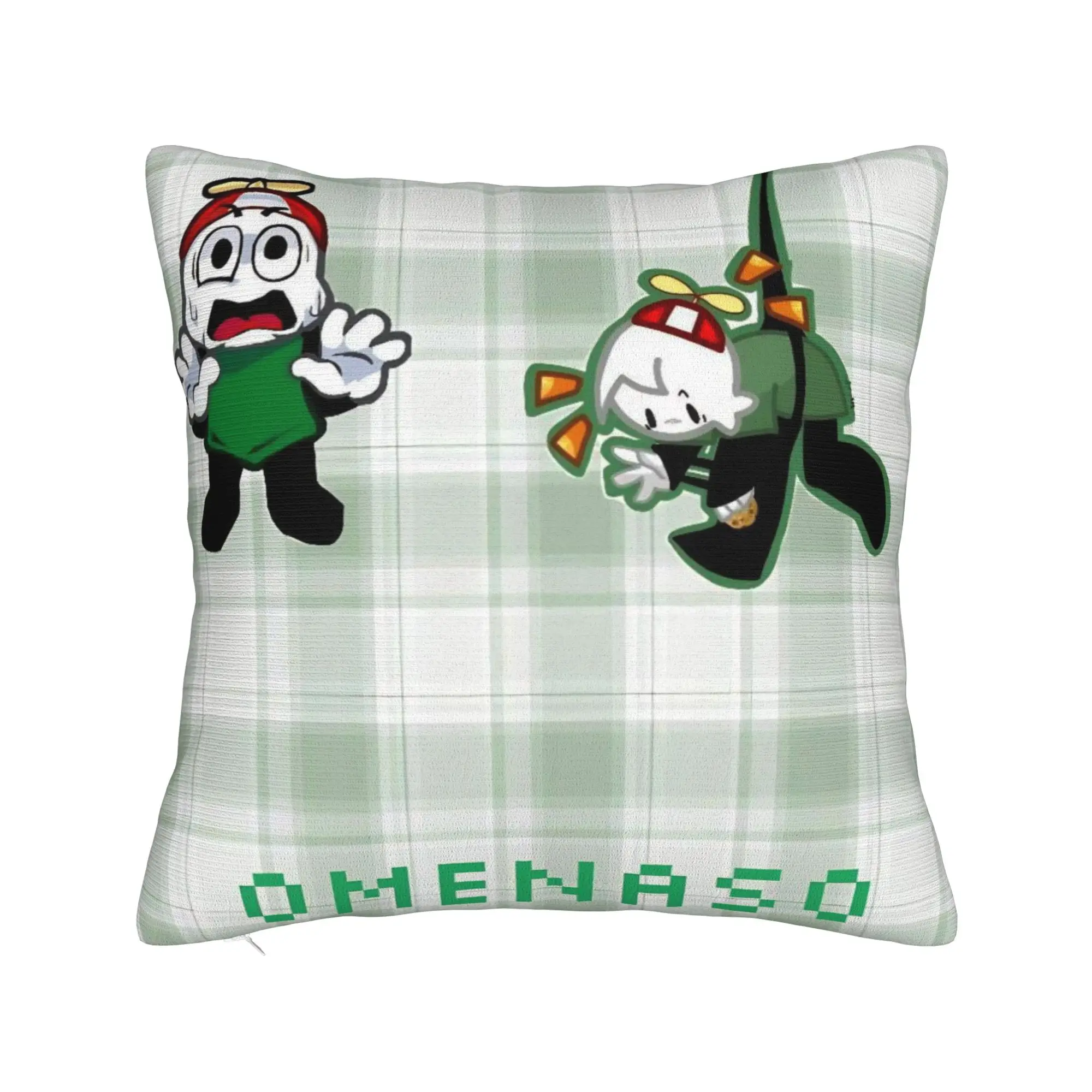 Omenaso Cartoon Meme Pillowcase Stuff Printed Cushion Cover Decor  Throw Pillow Case Cover Home Multiple Sizes