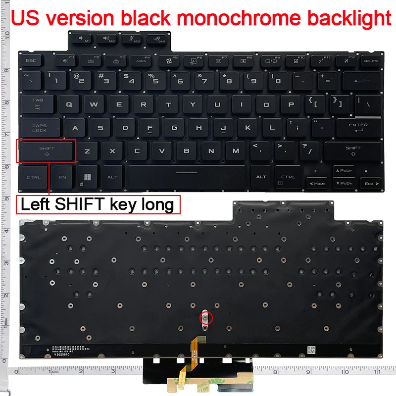 US New Laptop Keyboard Backlight For ASUS ROG Zephyrus G14 GA402 GA402RK GA402RJ GA402R GA402RU GA40