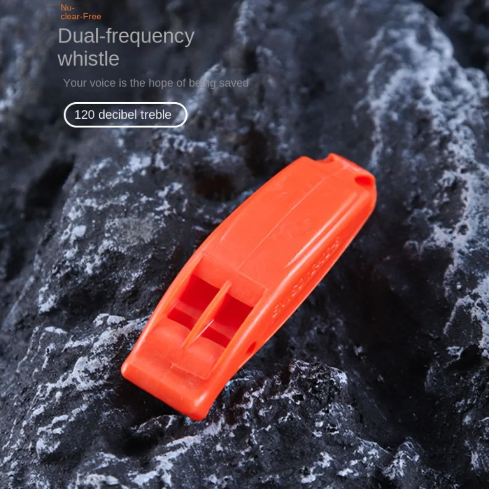 New Dolphin Sound Outdoor Survival Whistle 4 Colors Rescue Emergency Whistle Basketball Match Whistle Outdoor Tool