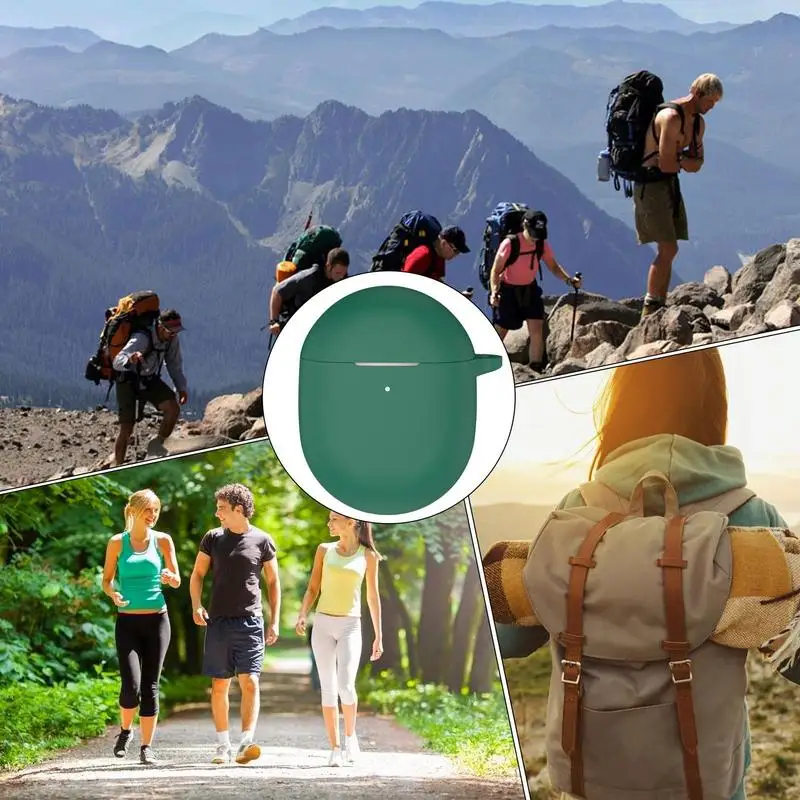 Беспроводные наушники, яркий силиконовый чехол для наушников, защитный чехол для беспроводных наушников, силиконовый защитный чехол