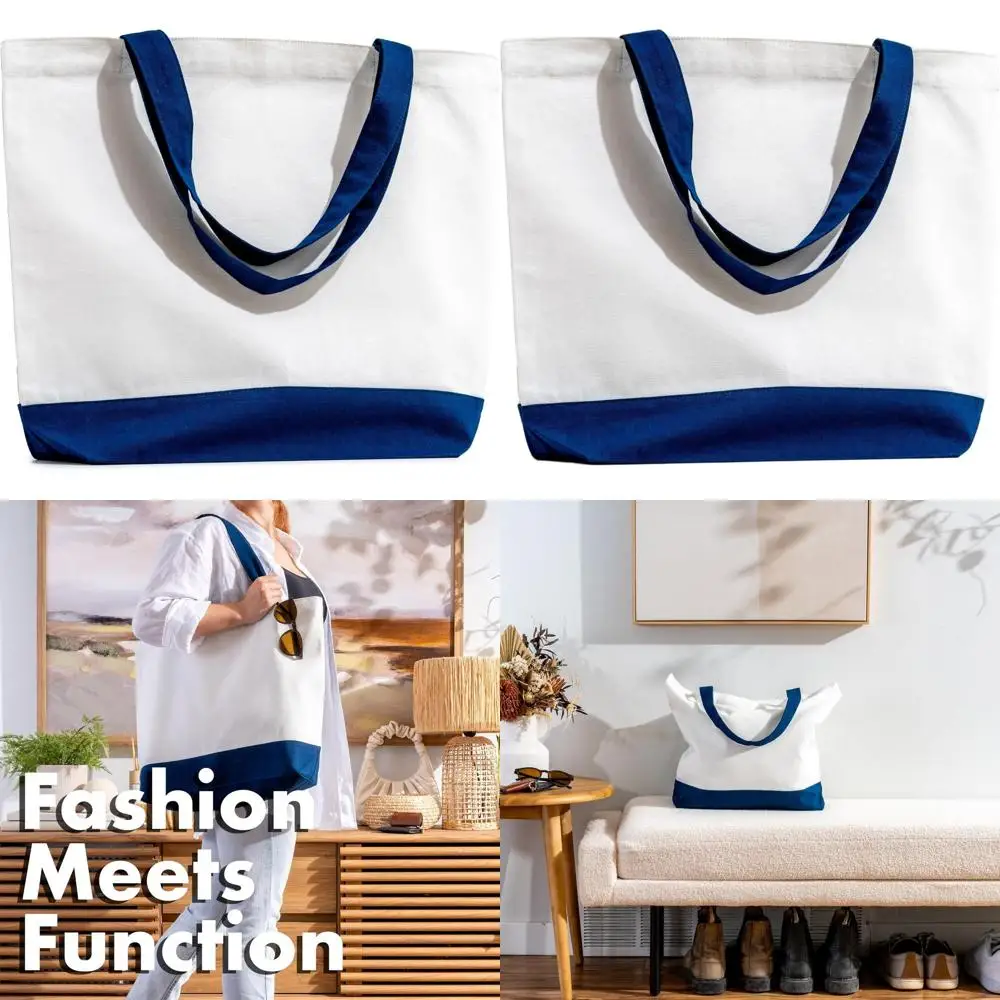 

Набор из 12 многоразовых сумок для покупок из органического хлопка, 15x18.5 дюймов, прочные, из ткани плотностью 13 унций, с ручками