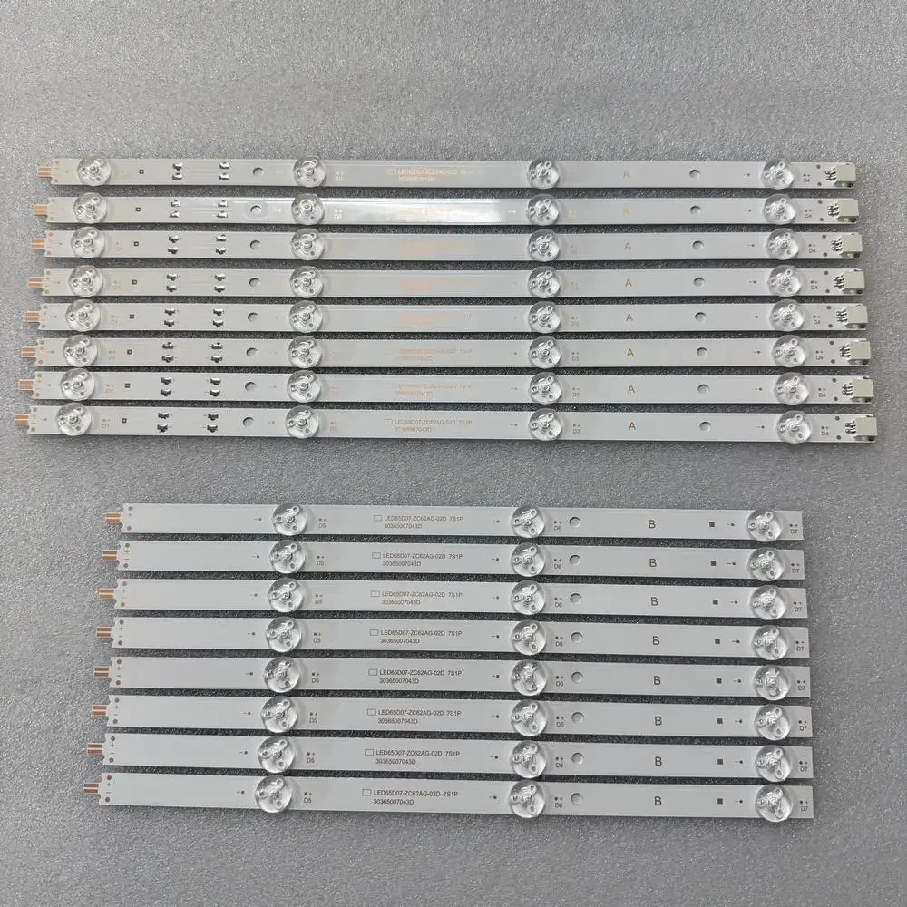 

Светодиодная лента подсветки для ONN 100012587 M22227-MT M22083-MT LED65D07-ZC62AG-02D