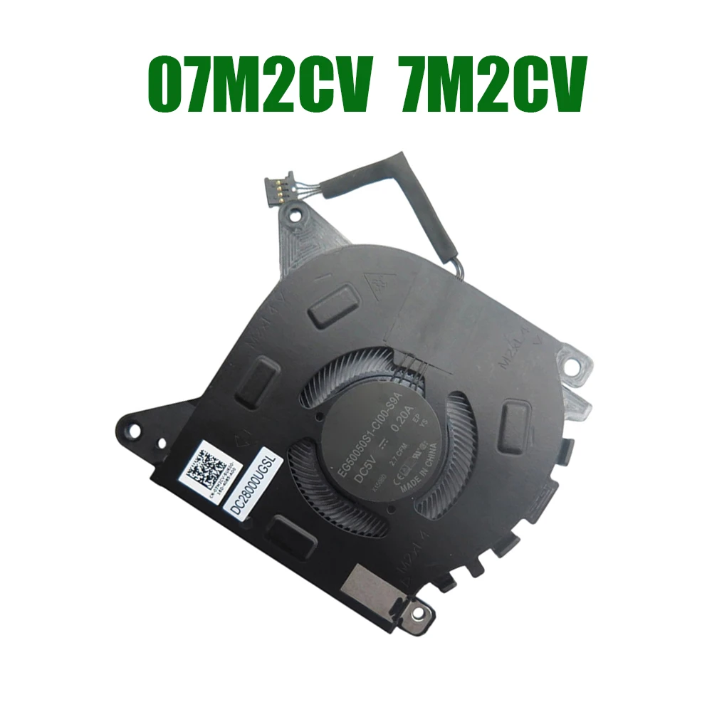 For Alienware X15 R1 07M2CV 7M2CV EG50050S1-CI00-S9A DC28000UGSL DC5V 0.2A 4Pin Laptop Fan