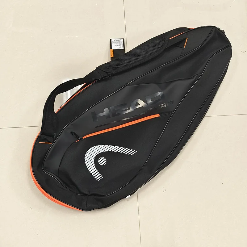 

Спортивная сумка-рюкзак HEAD из 6 частей, жесткий корпус, большая вместимость, для теннисных и бадминтонных ракеток (до 9 штук), для мужчин и женщин, для тенниса, сквоша, падела