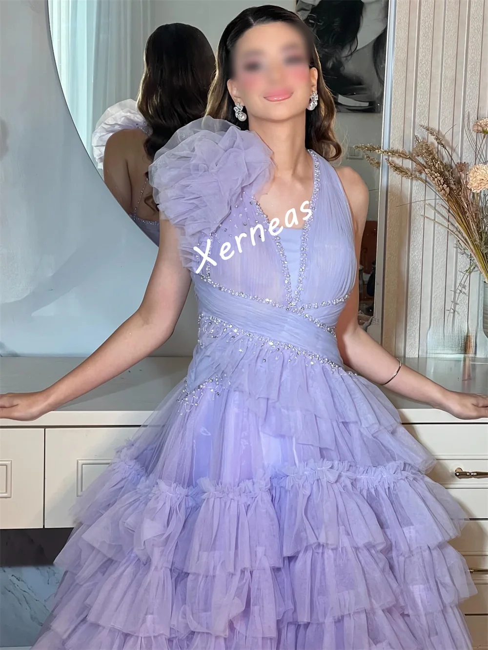 Vestidos largos personalizados de gasa plisados y brillantes para ocasiones a medida, vestidos largos de alta calidad para mujer, fiesta elegante de noche de lujo para boda