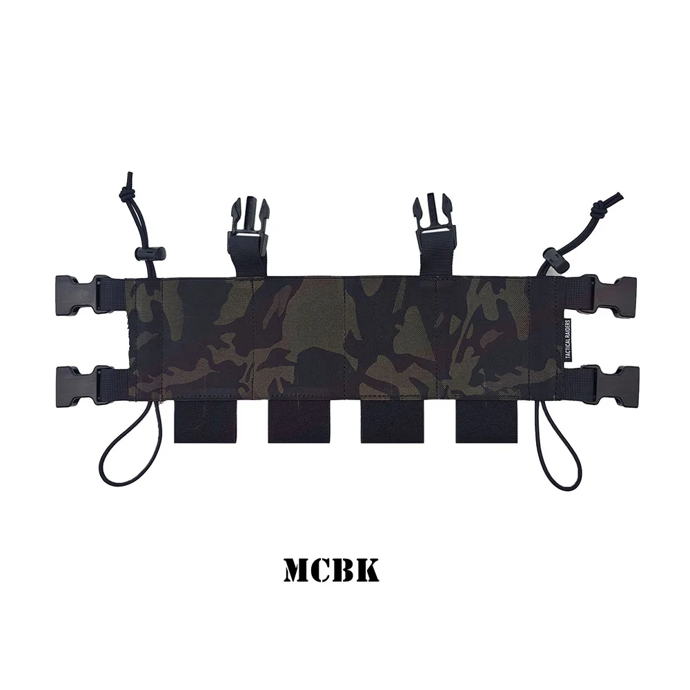 SS style Chest Rig Minimalist Low Visibility Concealed Elastic Tactical Chest Hanger 556/762 Mag Pouch