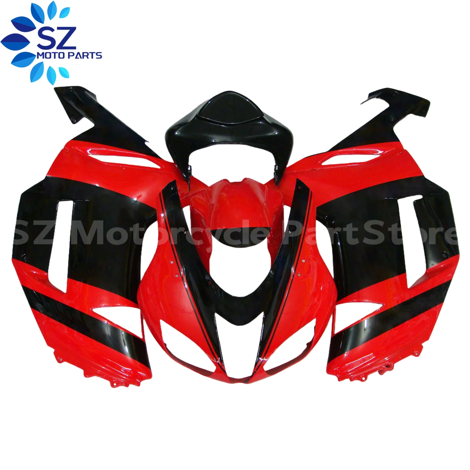 

Injection ABS Fairing Kit fit for Kawasaki ZX6R 2007-2008 Motorcycle Full Bodywork Fairing Set 07 08