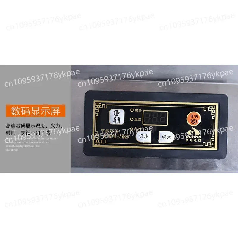 One-line Four-head Electric Ceramic Stove Titanium Crystal Double-head Three-head Six-eye Induction Cooker Pot Casserole Rice