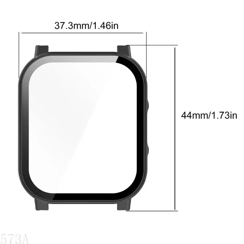 573A Легко подключить часы с обложкой усилий по интеллектуальным часам Защита ПК+стеклянная крышка Легко в использовании для 2