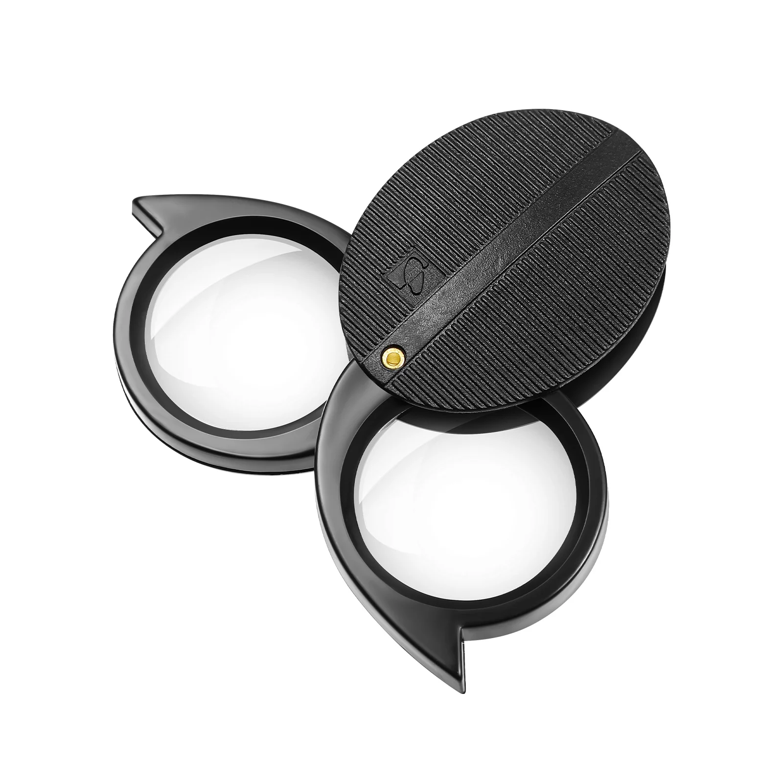 1pc Pocket Magnifying Glass Small Magnifier Fixing Reading Magnifying Glass Folding 5X 10X Magnifying Glass