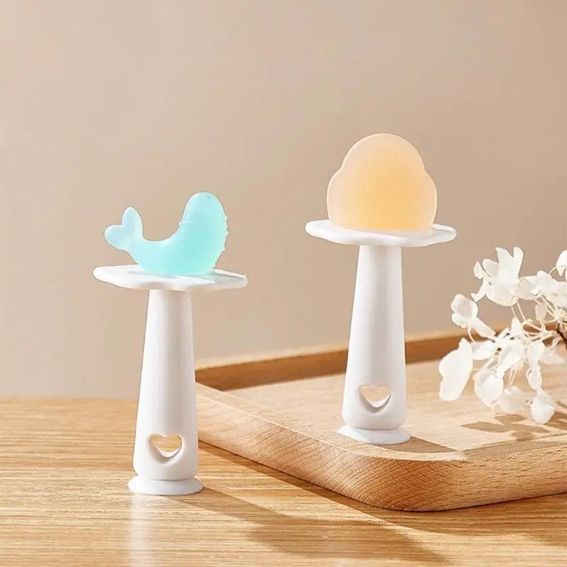 Q22d السيليكون teether لطفلة التسنين لعبة لئمة اللثة DIY Teeth