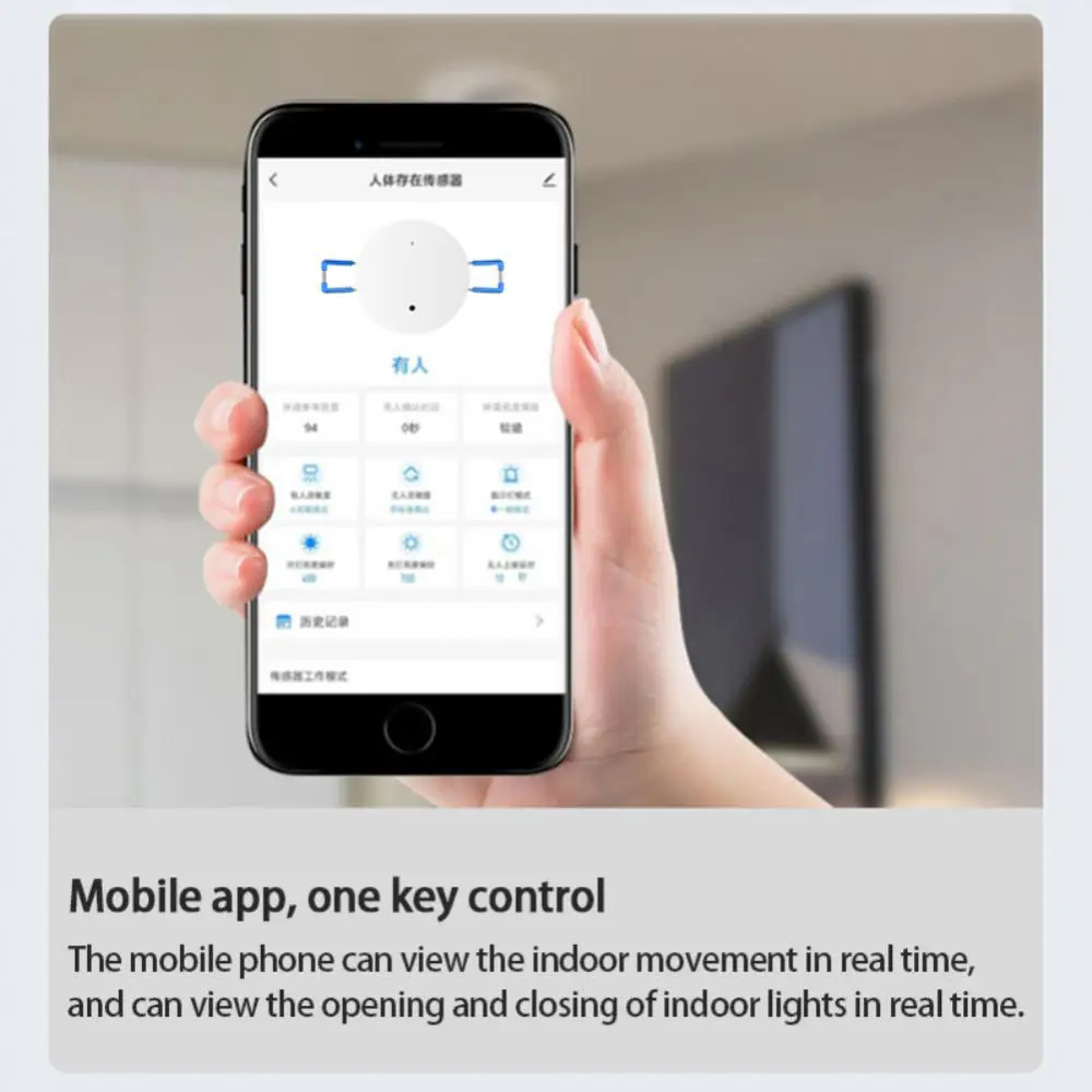 Capteur de présence humaine monté au plafond, détection de mouvement du corps humain, Tuya Smart Zigequation Wifi, détection de la lumière